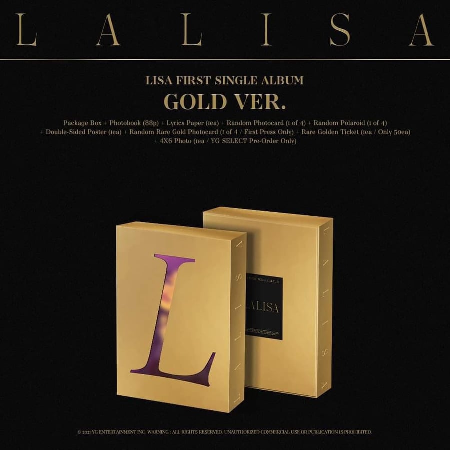 BLACKPINK LISA FIRST SINGLE ALBUM [LALISA]