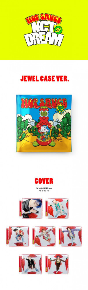 NCT DREAM 1st regular album Hot Sauce (Jewel case Ver.)