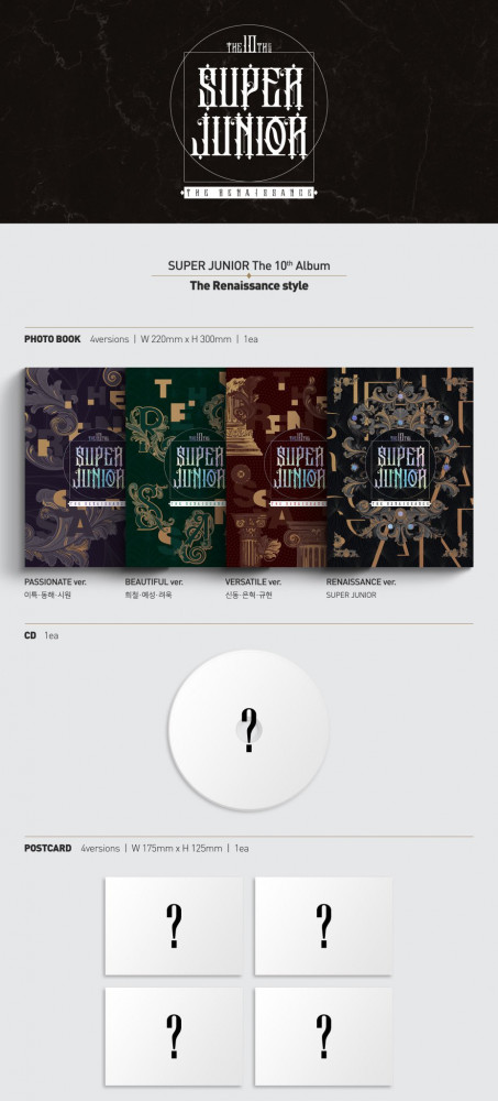  SUPER JUNIOR The 10th Album [The Renaissance]
