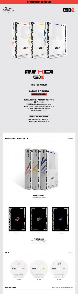 Stray Kids Album Vol.1 [GO] (Standard Edition)
