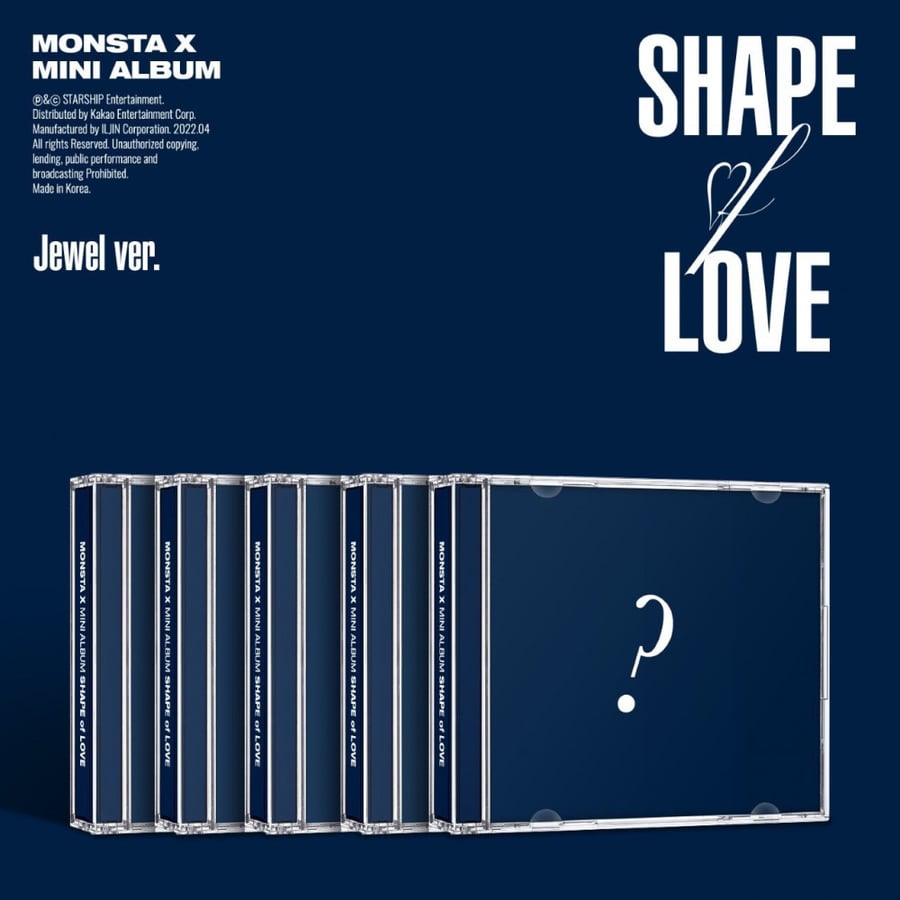 MONSTA X Mini Album  'SHAPE of LOVE'
