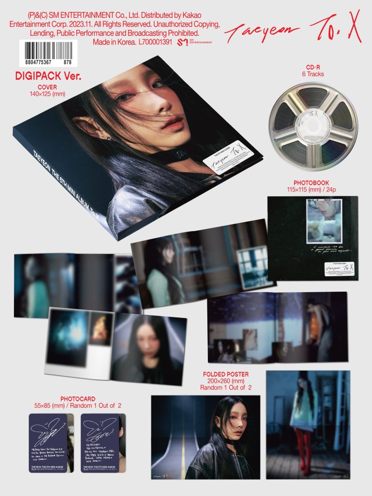 TAEYEON The 5th Mini Album [To. X]