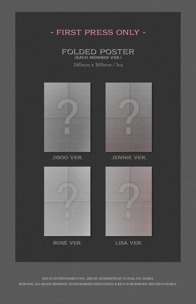 BLACKPINK 2ND ALBUM 'BORN PINK' DIGIPACK VER