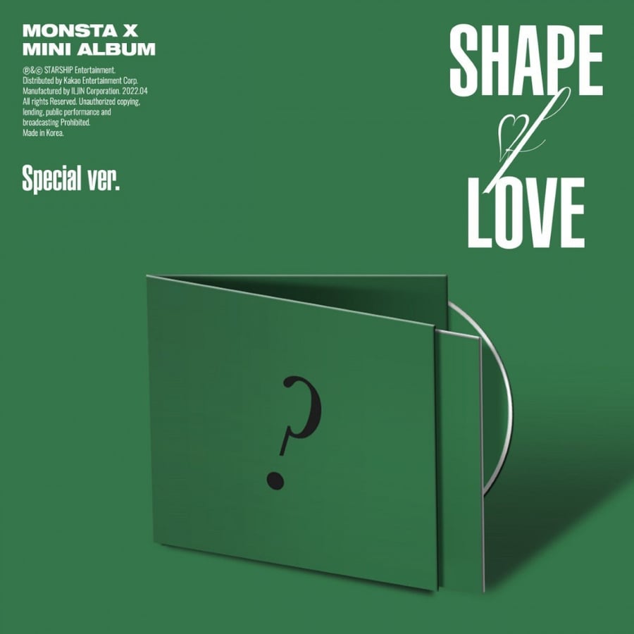 MONSTA X Mini Album  'SHAPE of LOVE'