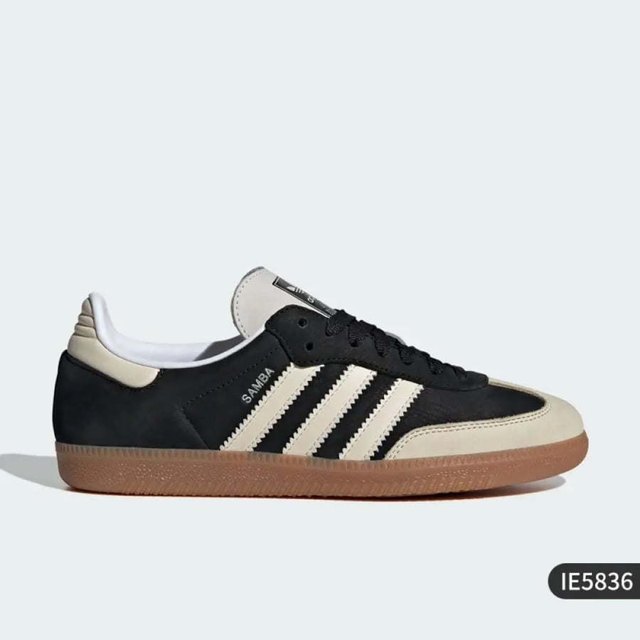 حذاء Adidas الرسمي الأصلي SAMBA OG للسيدات الرياضي والترفيهي الكلاسيكي المقاوم للاهتراء IE5836