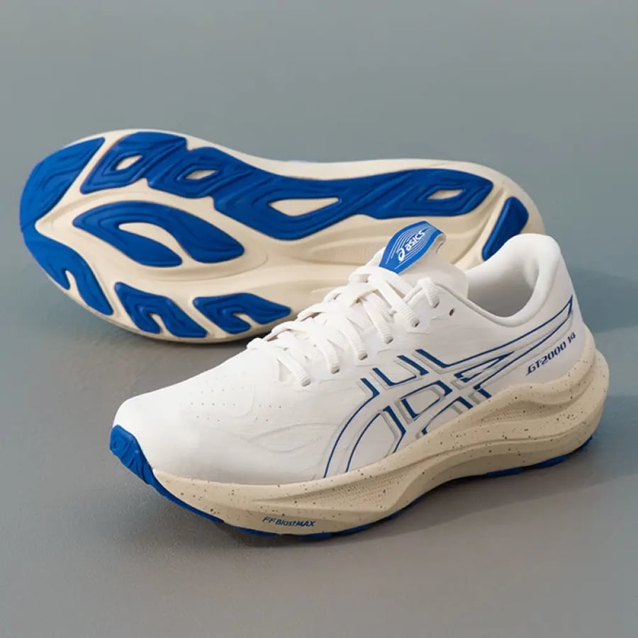 أحذية رجالية من Asics طراز Gt-2000 14، أحذية رياضية للتدريب واللياقة البدنية، مريحة وقابلة للتنفس، أحذية جري عادية 1011C191-101