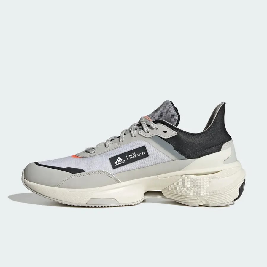 حذاء الجري Adidas الأصلي الجديد للجنسين ذو القطع المنخفضة ونعل سميك IE3222