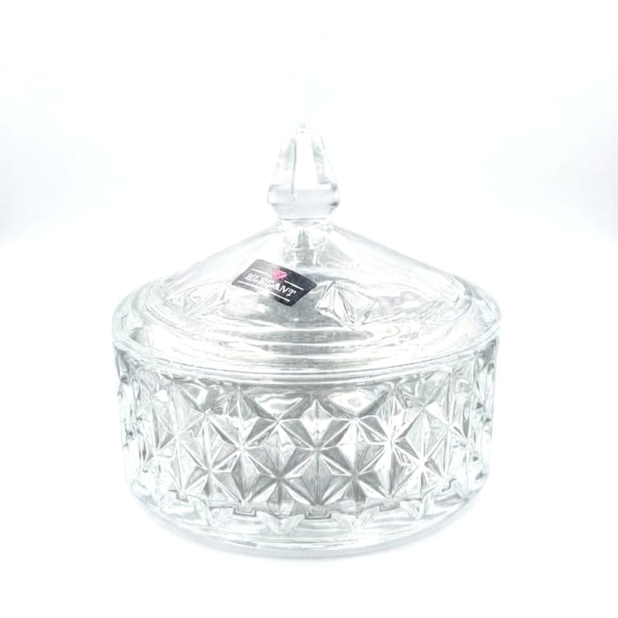 سكرية زجاج بغطاء - BW11506