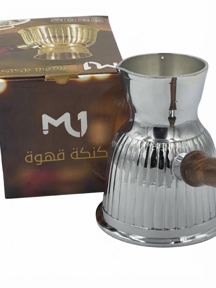 جزوة فضي هندي مخطط فاخرة 350 مل 72044