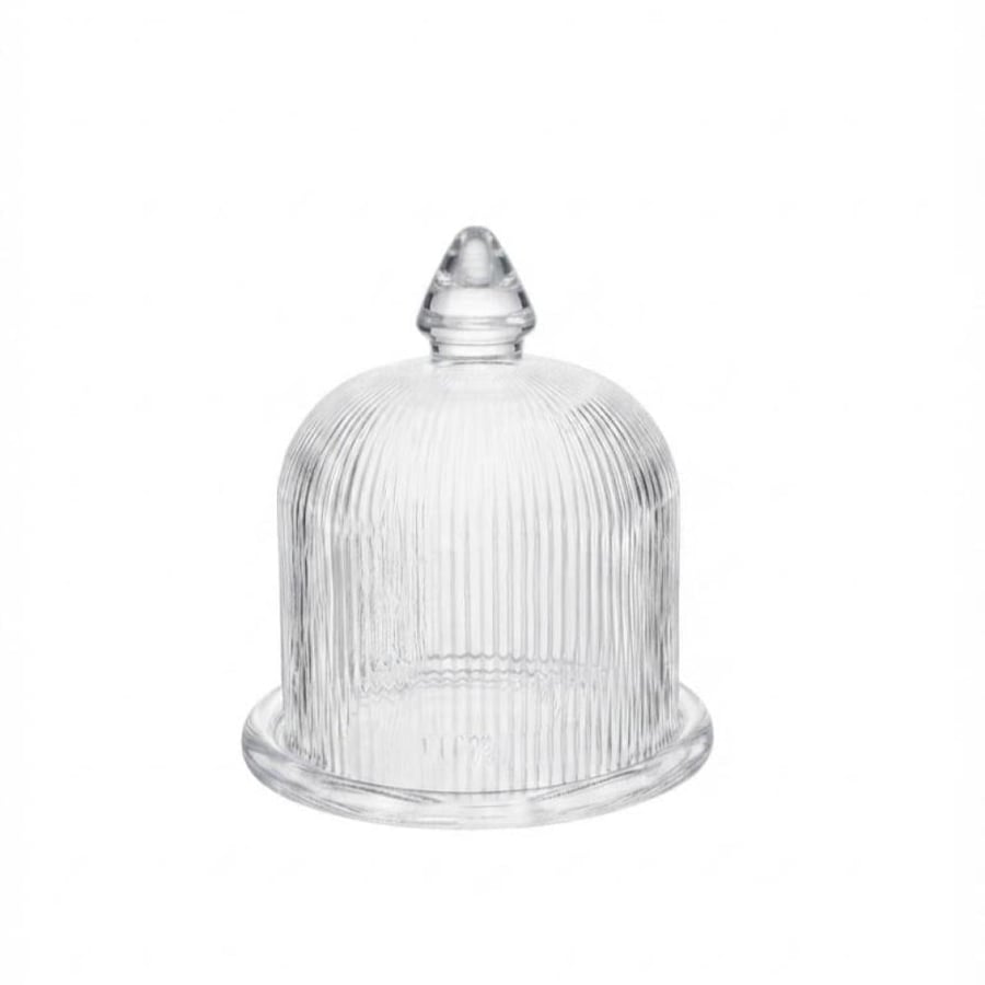 صحن صغير مع غطاء زجاجي - BW12754-1