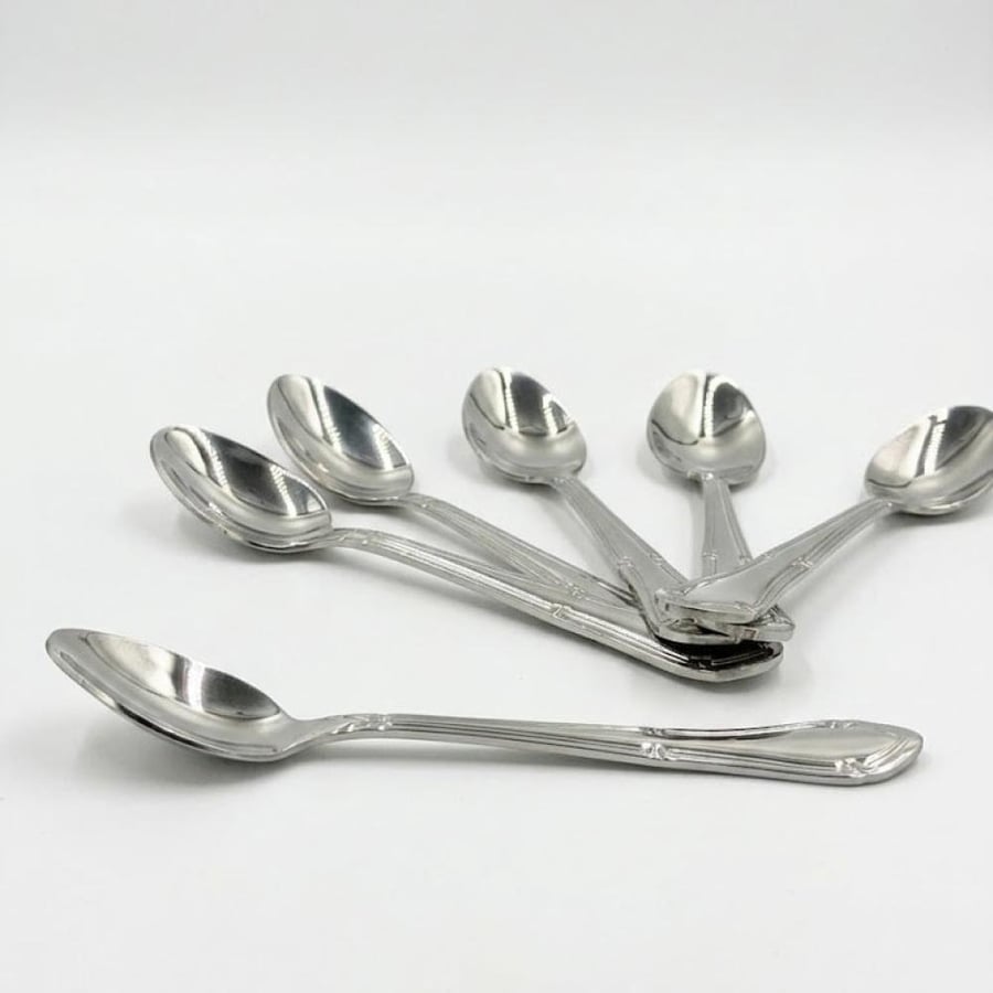 ملاعق حلى ستانلس استيل 6 قطع 0752000018