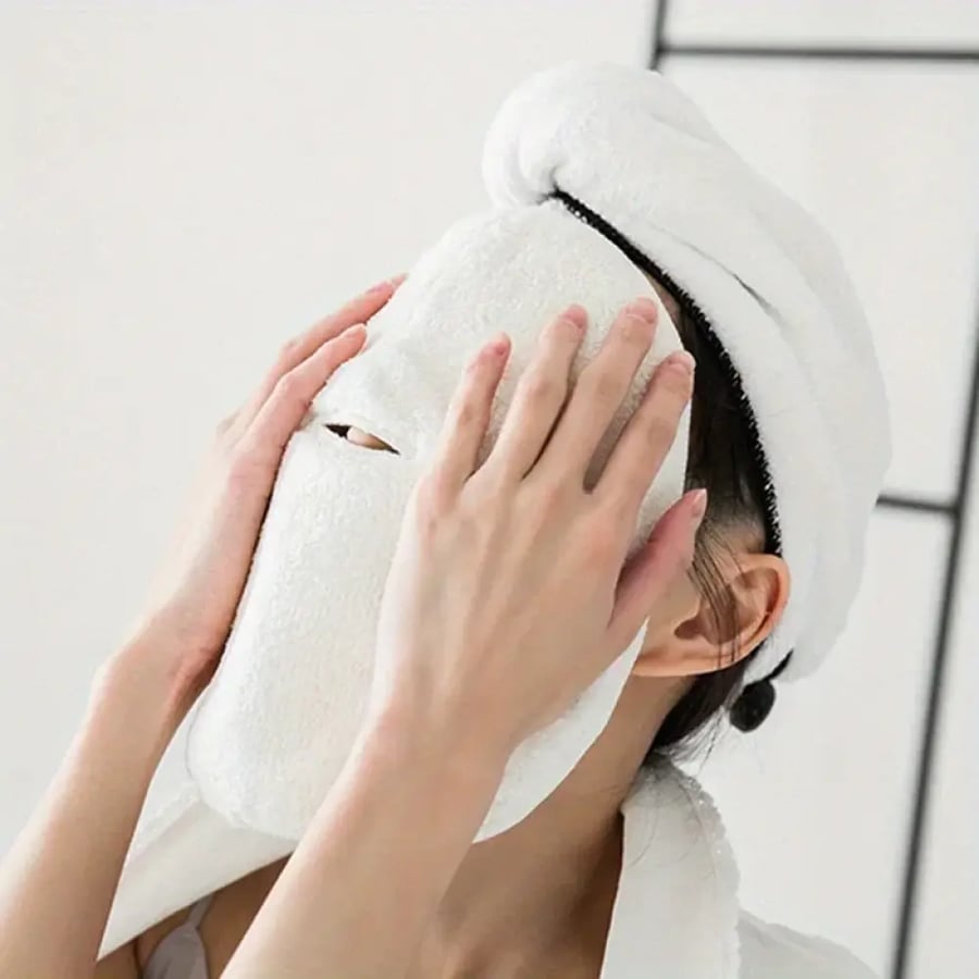 منشفة وجه مضغوطة