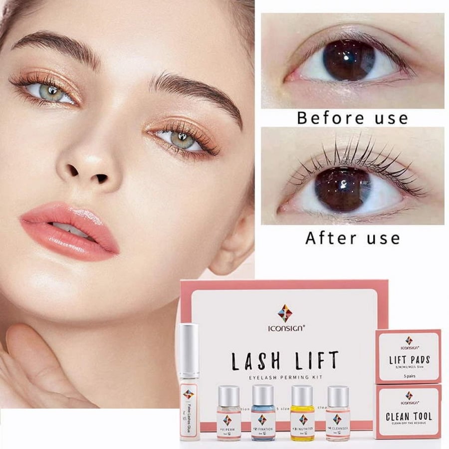 لاش لفت أداة لرفع وبرم الرموش بالمنزل iconsign Lash Lift