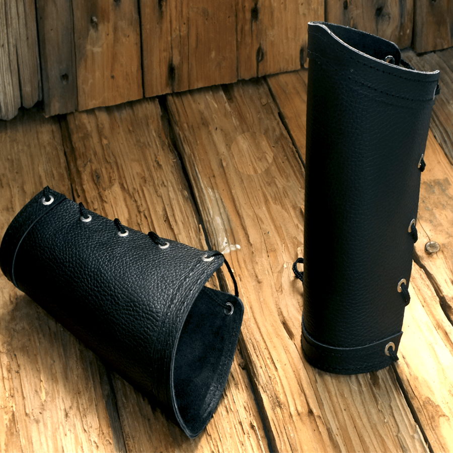 Black military uniform wrist guard