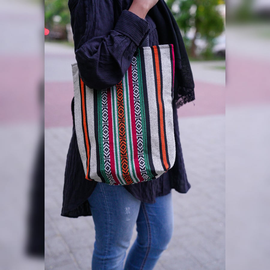 حقيبة يد نسائية بنقش سدو  موديل 4