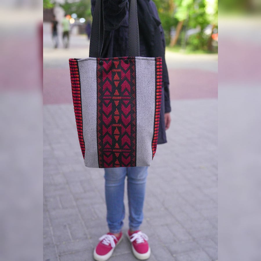 حقيبة يد نسائية بنقش سدو  موديل 3