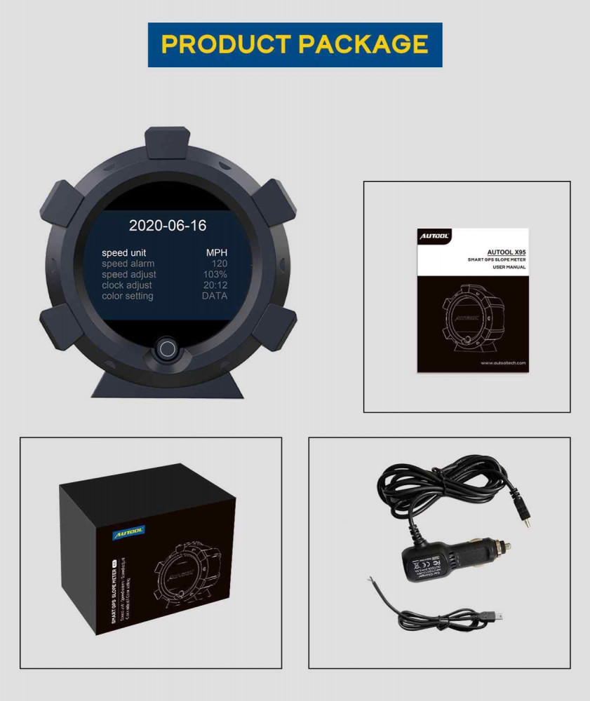 عداد سرعة autool x95