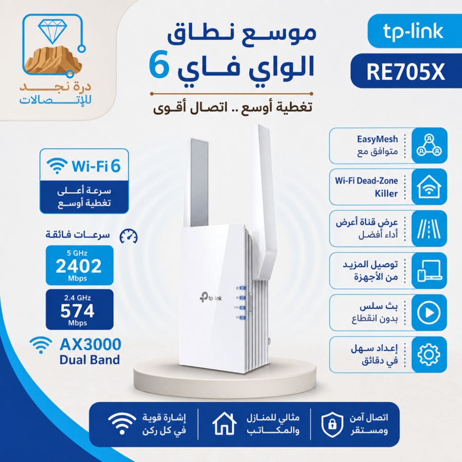 تي بي لينك، مقوي إنترنت، RE705x