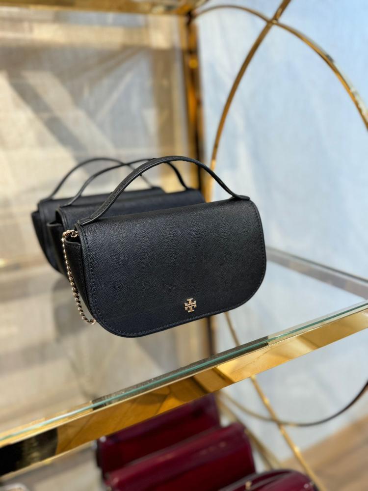 شنطة tory burch  أسود حجم ميني