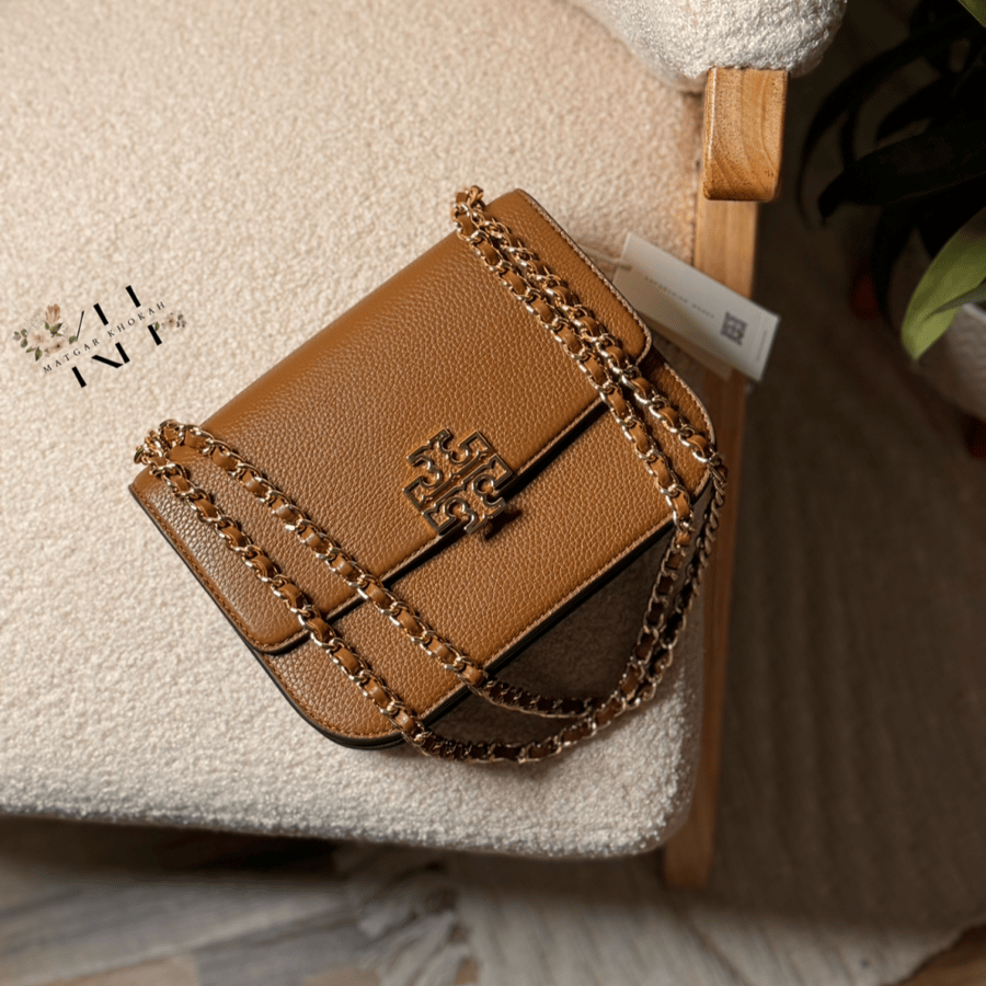حقيبة tory burch  بني