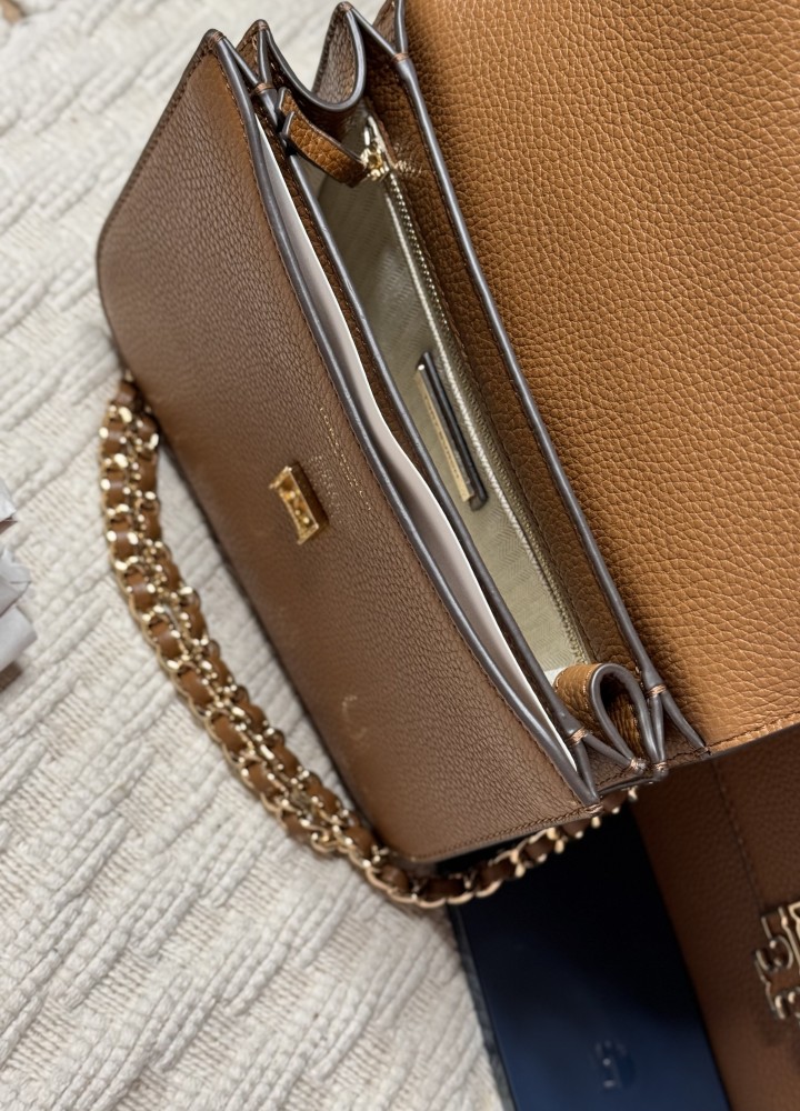 حقيبة tory burch  بني