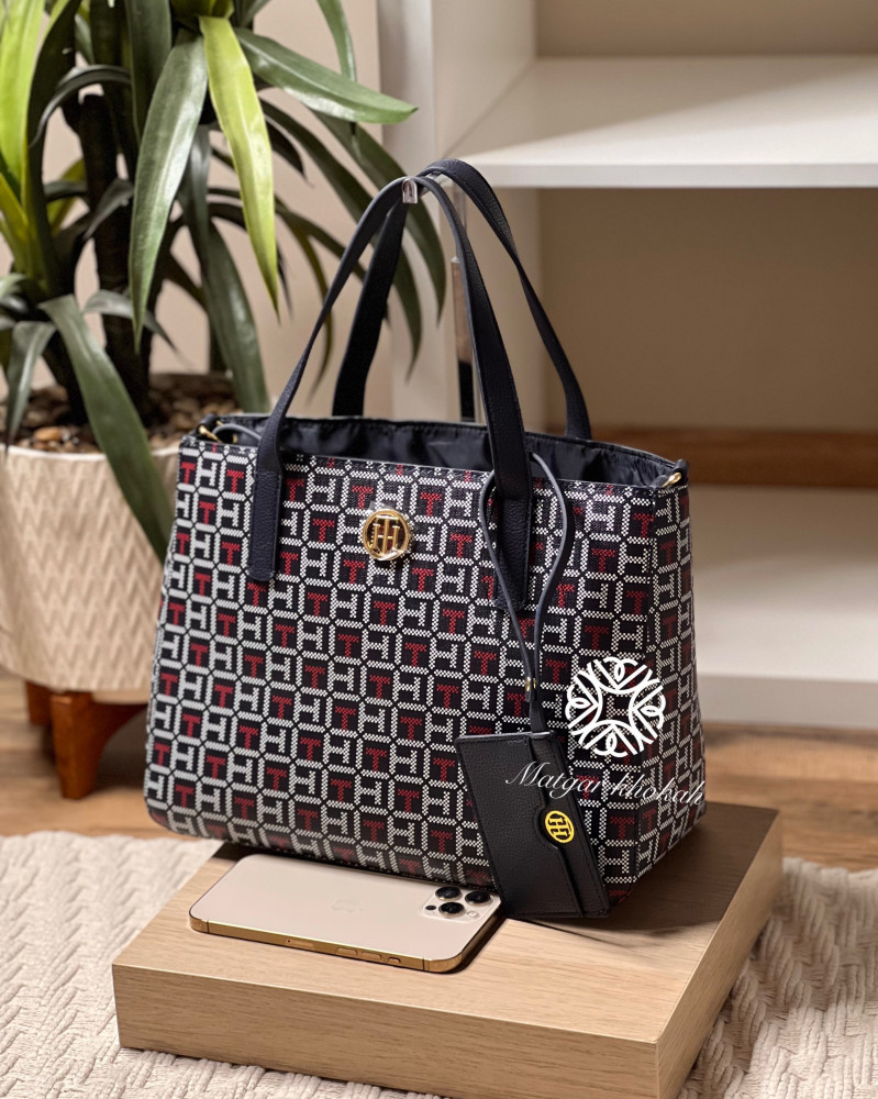 حقيبة Tommy Hilfiger مع كارد هولدر
