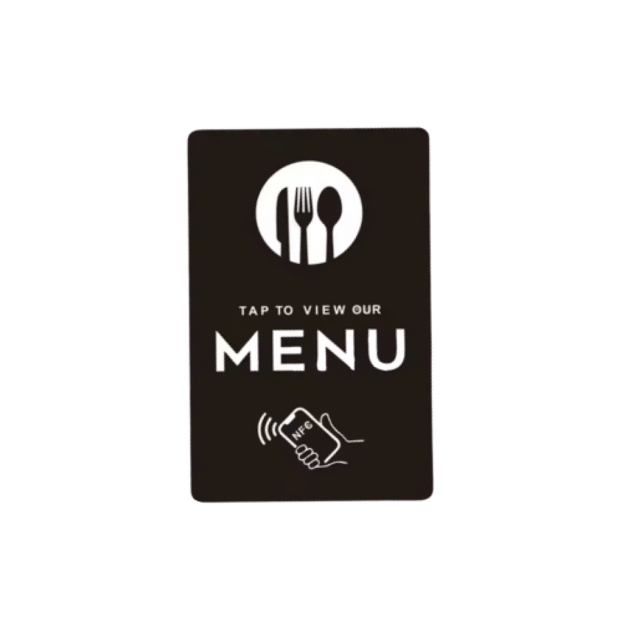 Menu card