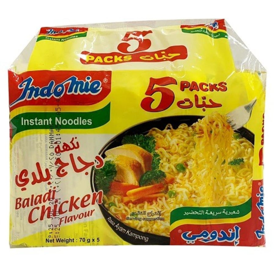 اندومي نكهة دجاج بلدى 5*75g