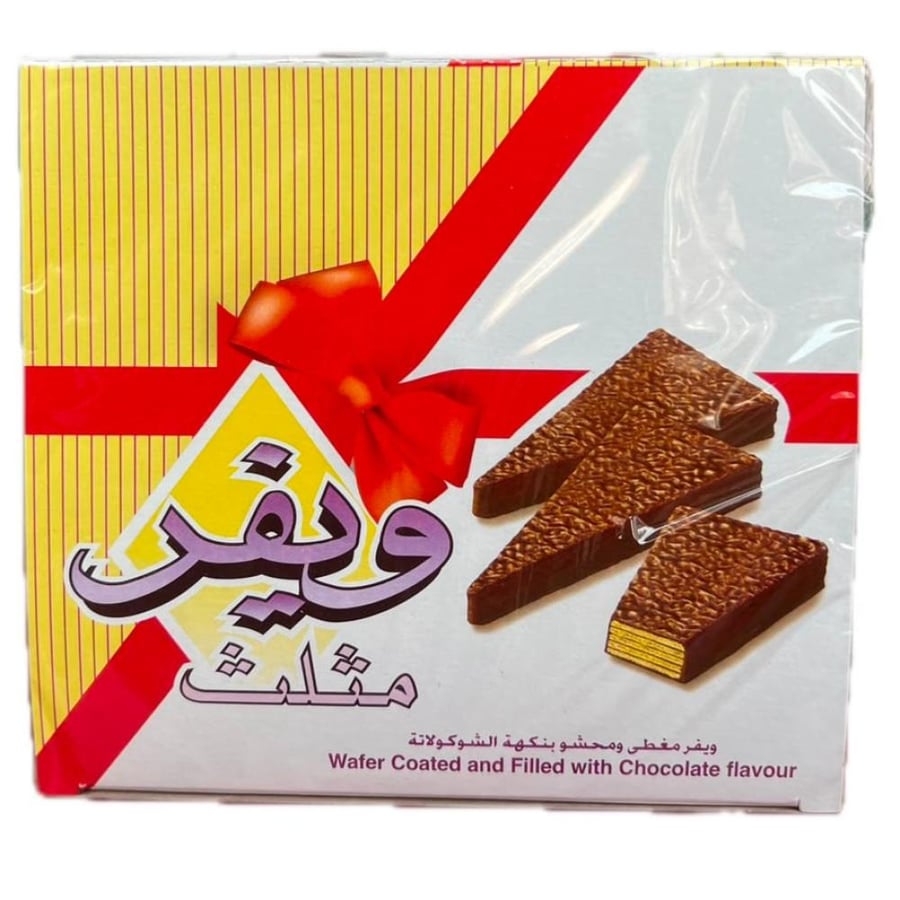 اولكر رنا مثلث ويفر محشو ومغطى شوكولاتة 18حبة*18G