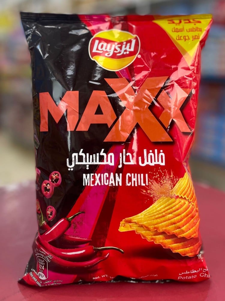 ليز ماكس  عائلي فلفل حار مكسيكي {160g}