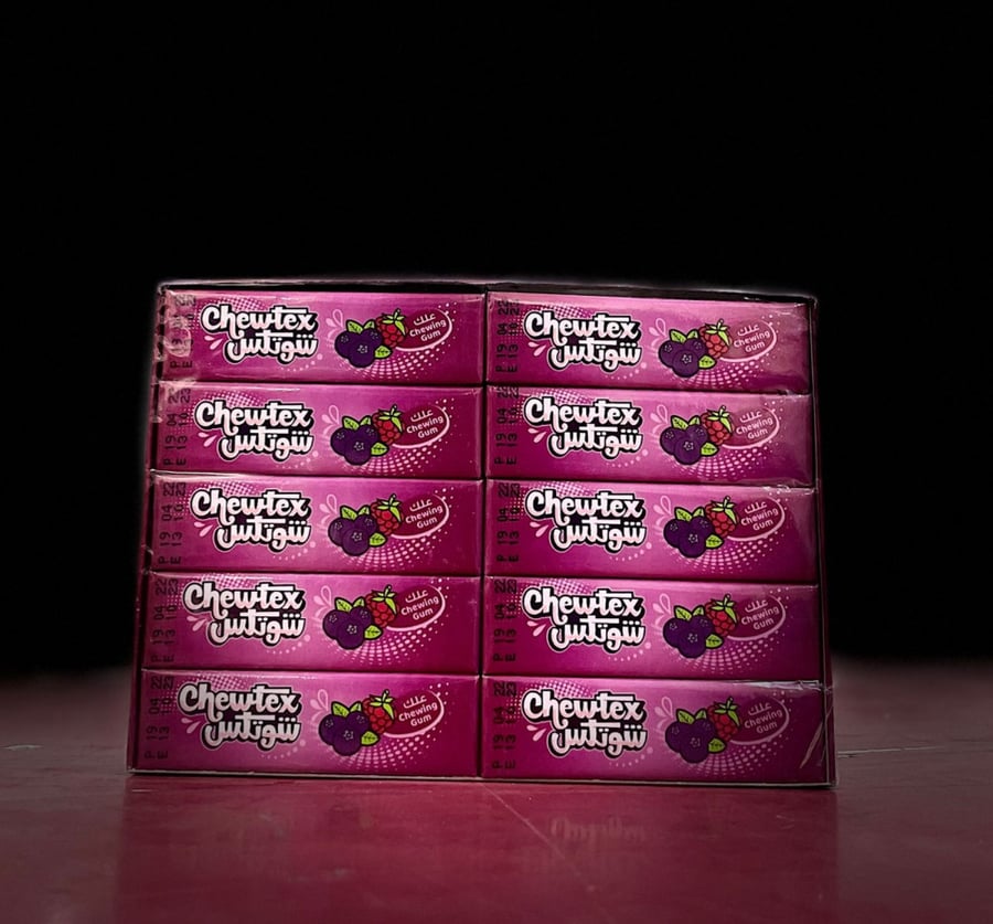 شوتكس  علك بنكهة توت {5*20*250g}
