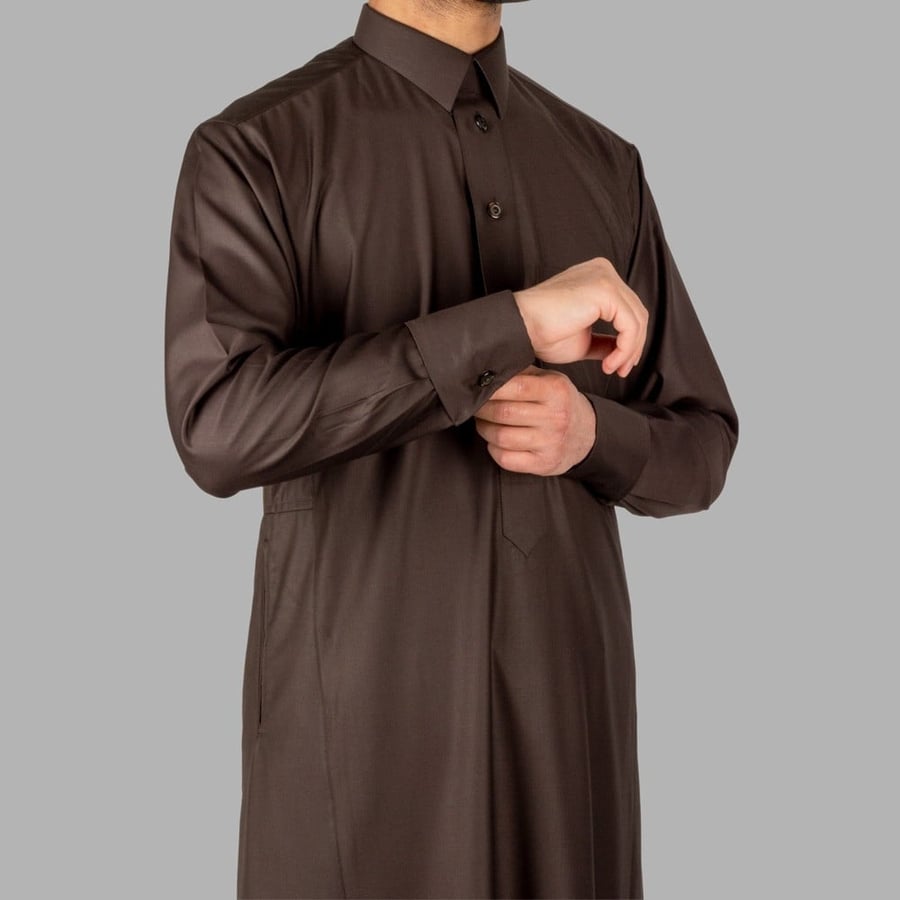 ثوب شتوي سعودي قلاب