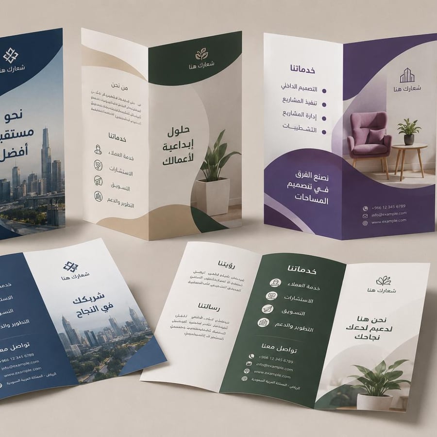 مطويات حسب الطلب pDF