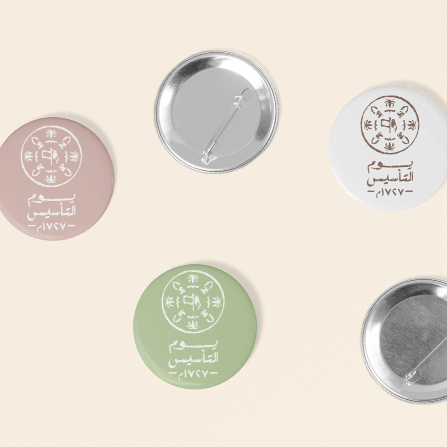 Custom round badge
