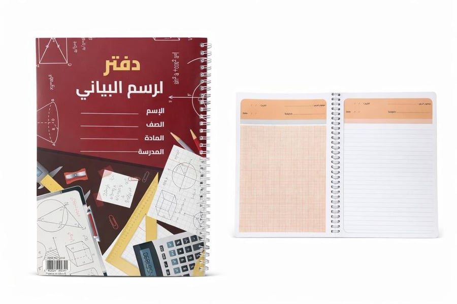 دفتر رسم بياني A4