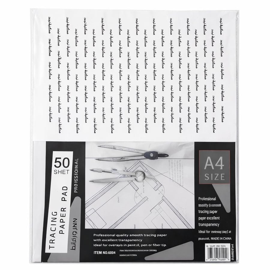 شد 50 ورق A4 شفاف 90g للطباعة والرسم