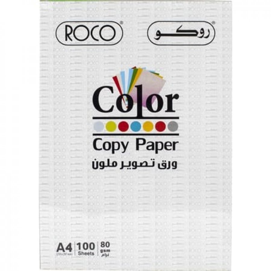 ورق تصوير روكو 80 جرام 100 ورقة A4 منوع