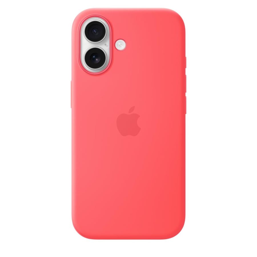 حافظة iPhone 17 من السيليكون بلون وردي الجوافة من Apple