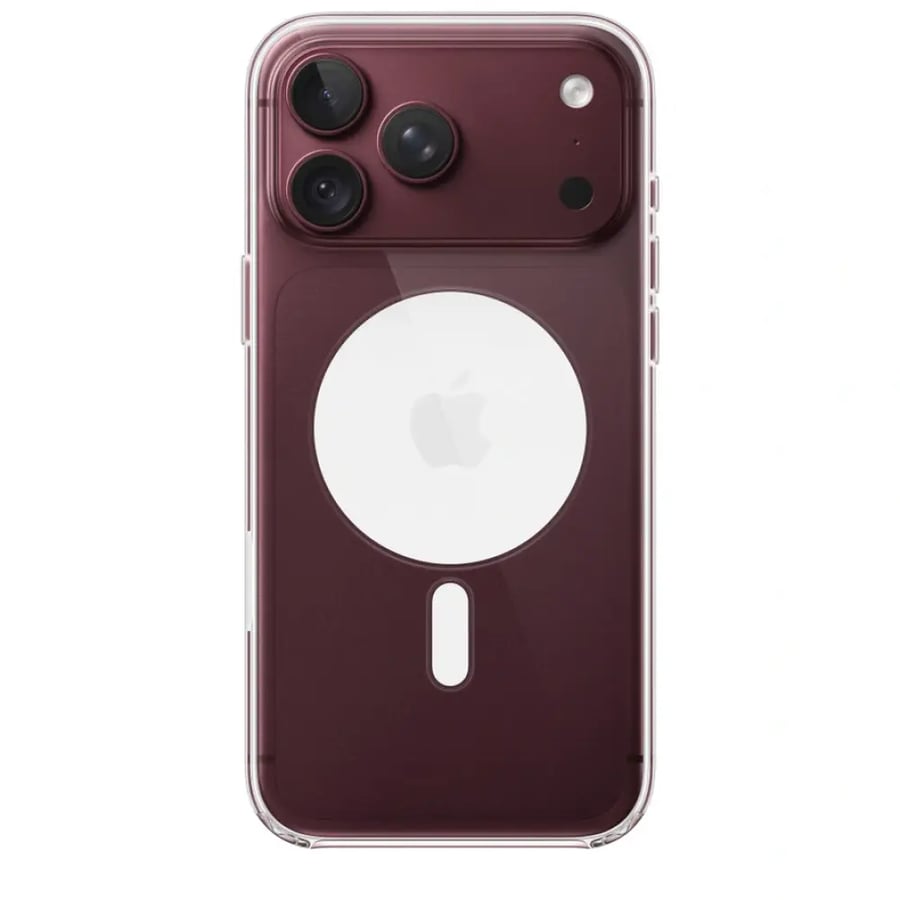 حافظة iPhone 18 Pro Max شفافة مع MagSafe من Apple