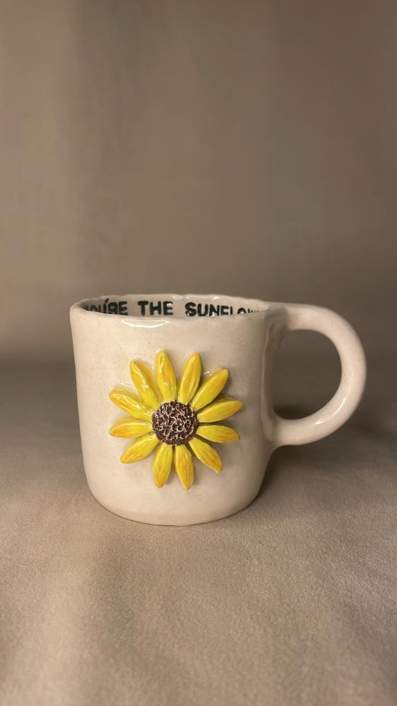 كوب أنتي زهرة دوار الشمس بحياتي - you’re the sunflower of my life