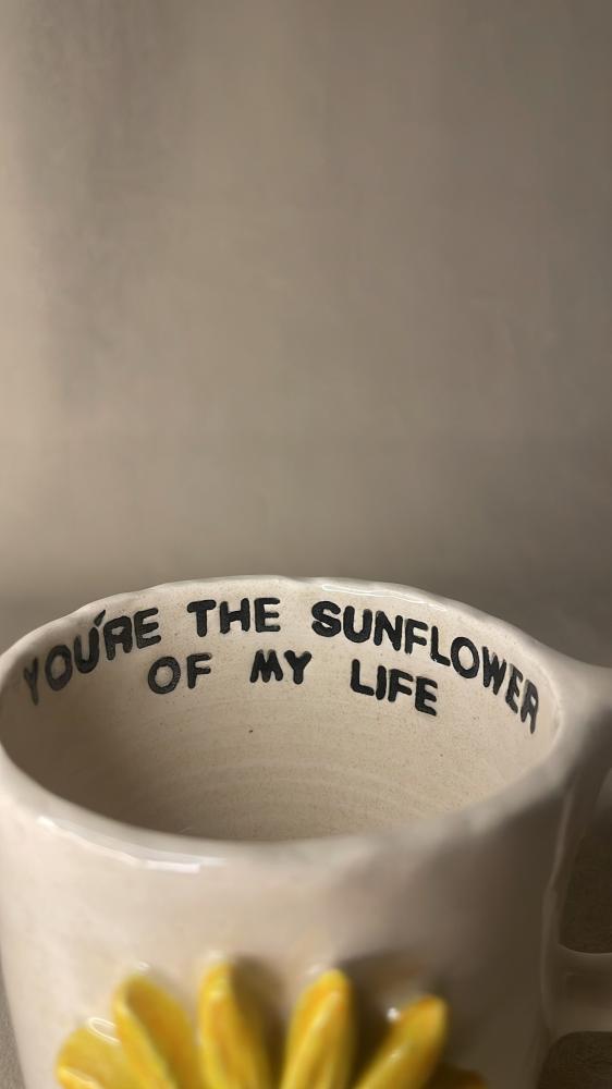 كوب أنتي زهرة دوار الشمس بحياتي - you’re the sunflower of my life