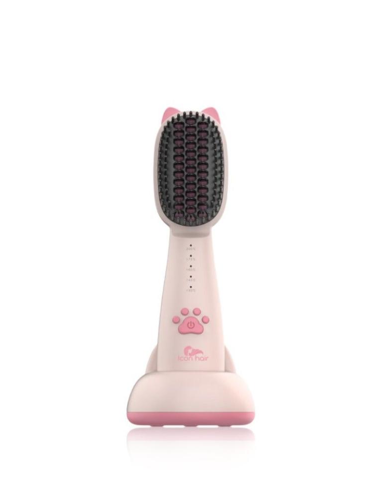 Hair Beaker hairbrush for styling, thermal, pink