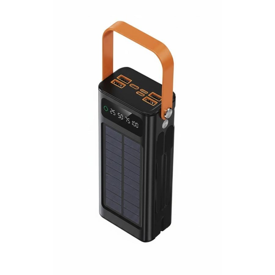 باور بنك DENX DX436 بسعة 50000mAh مع شحن سريع وشمسي ومنافذ متعددة