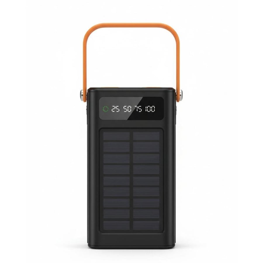 باور بنك DENX DX436 بسعة 50000mAh مع شحن سريع وشمسي ومنافذ متعددة