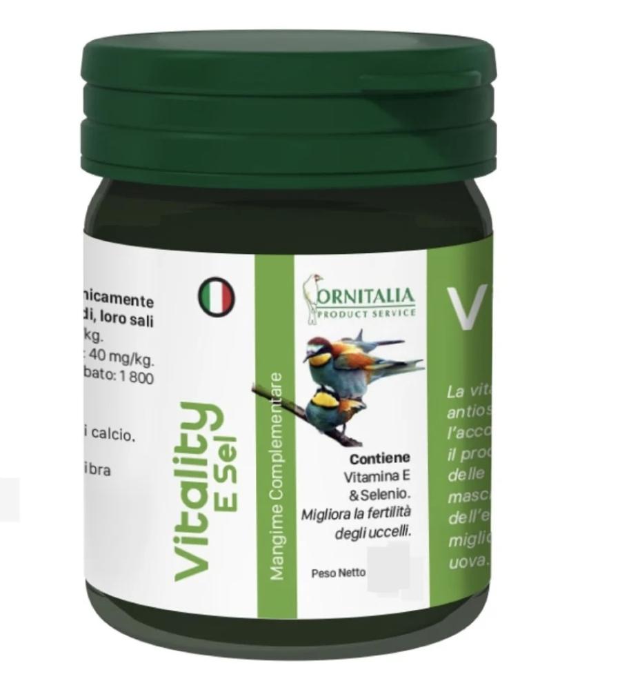 فيتامين التخصيب VITALITY E SEL ORNITALIA 40G