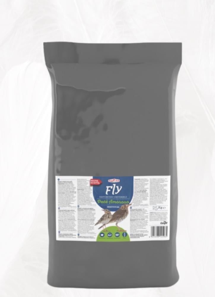 باتيه الحشرات و قشور الاسماك و الربيان PATE AMOROSO FLY 25KG