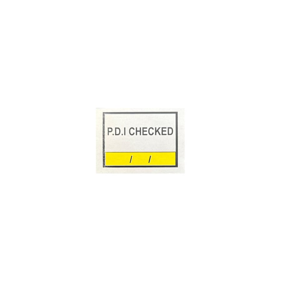 ستيكر P.D.I CHECKEDصغير