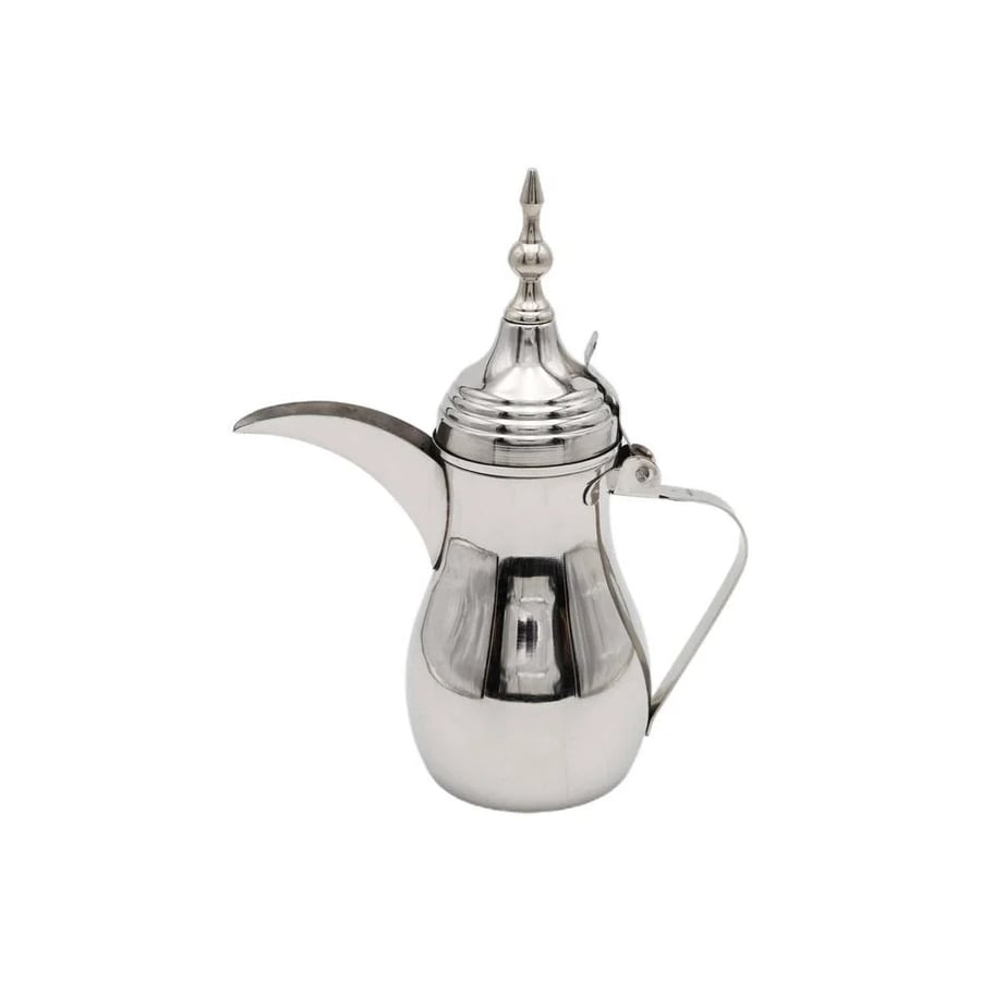 دلة ستيل هندي فضي