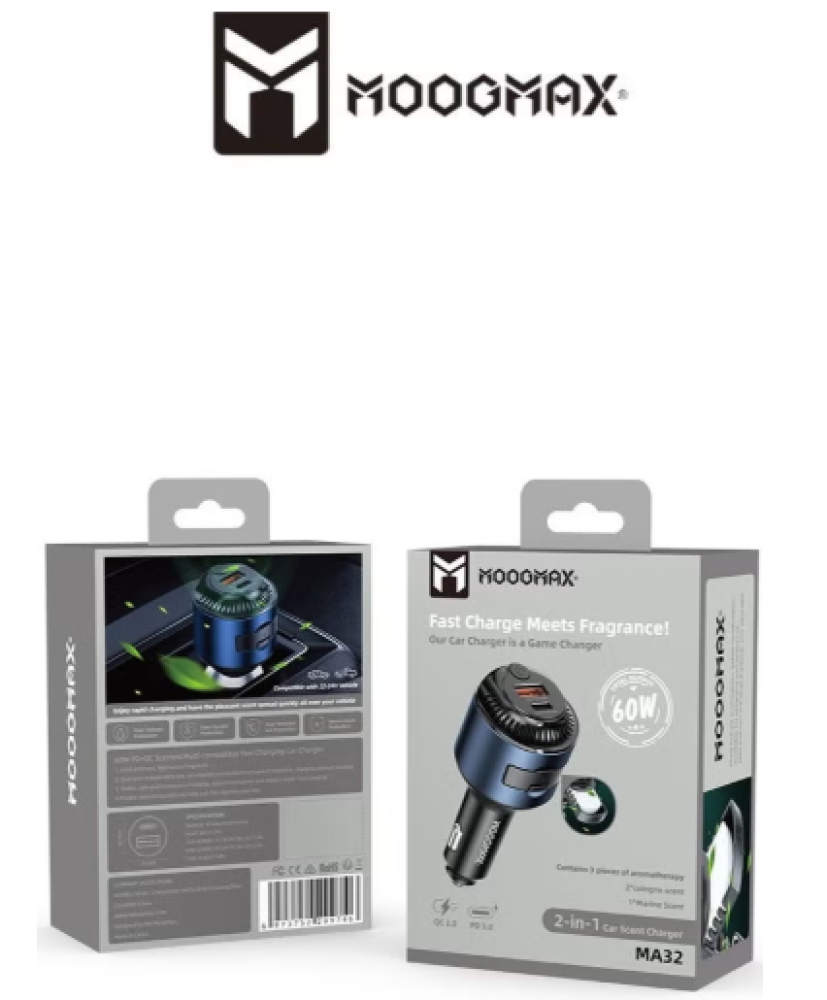 تقنيات الحماية الذكية من الحرارة في شاحن Moog Max الأصلي