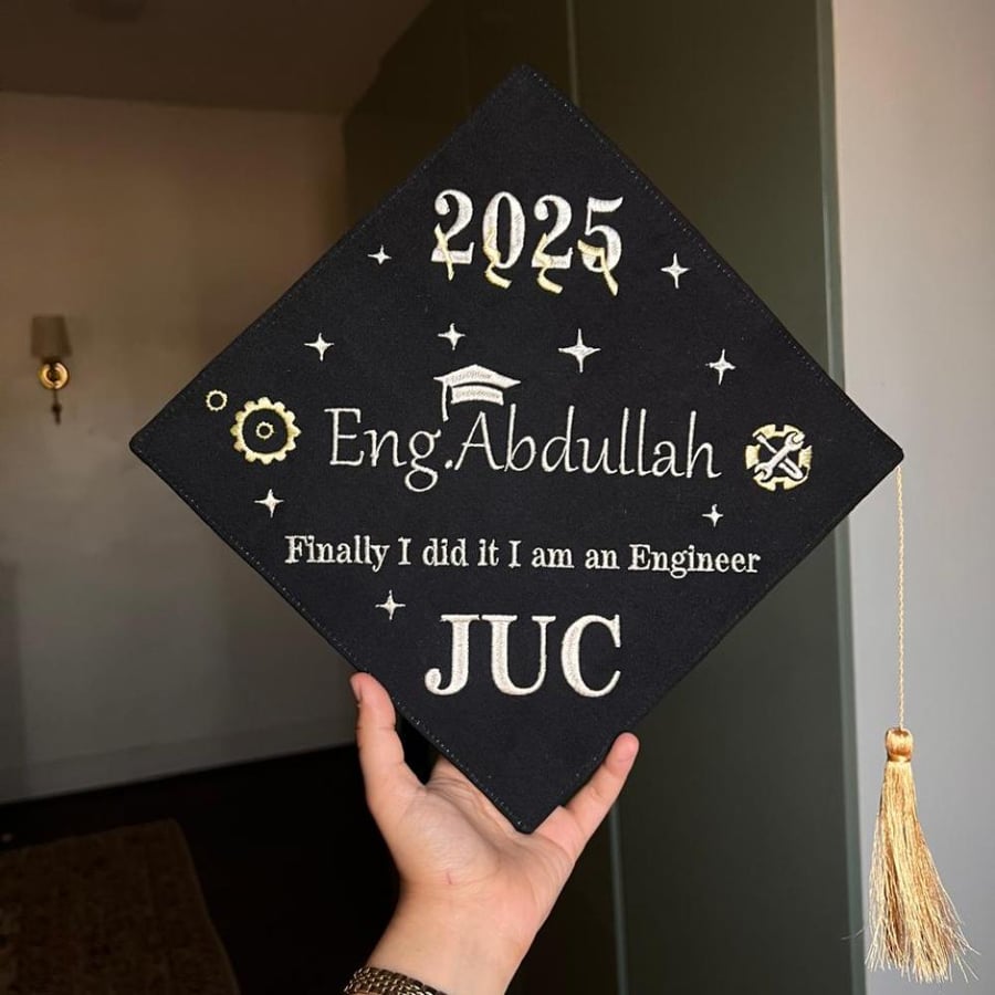 قبعة تخرج عبدالله